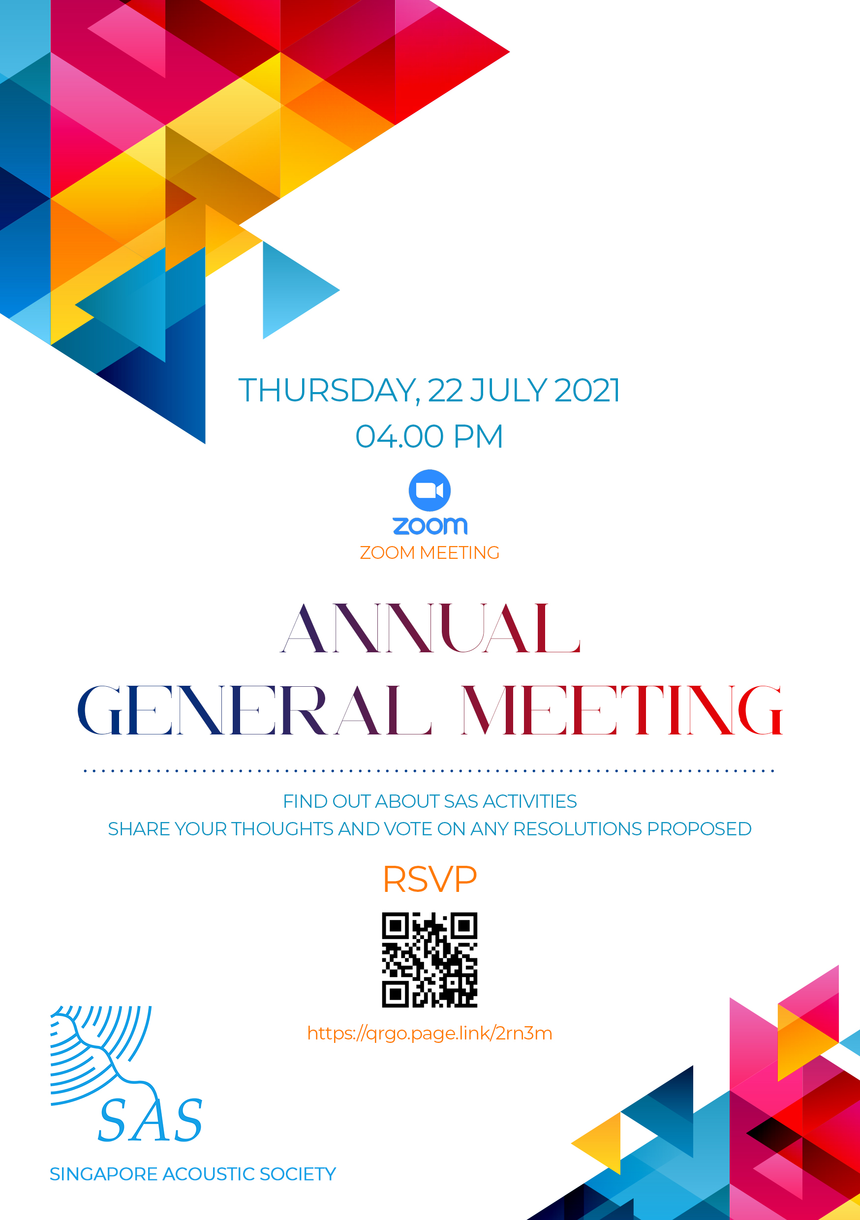 Annual general meeting in Zoom at Thursday, 22 July 2021 04:00pm (GMT+8)